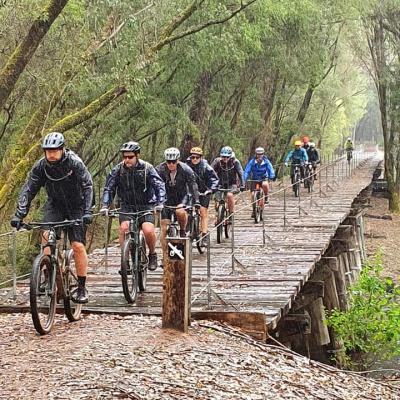 Group 3 On River Road Bridge